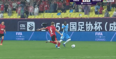 在韦世豪踩, 德兴质疑 在韦世豪踩, 德兴质疑